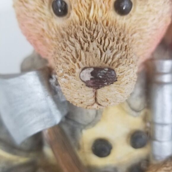 Teddy Bear Firefighter Coin Bank - Picture 9 of 10